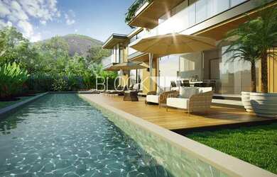 Imagem: A casa em condomínio possui 5 Dormitórios, 5 Banheiros, 4