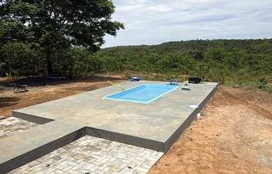 Imagem: A pousada chalé possui 3 Dormitórios, Acomodam 15 pessoas