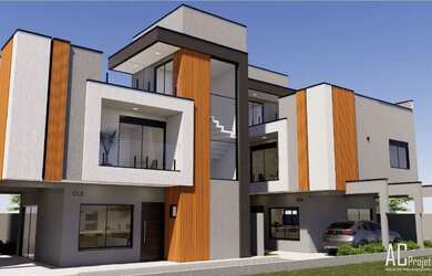 Imagem: A casa possui 3 Dormitórios, 4 Banheiros, 2 Vagas na garagem