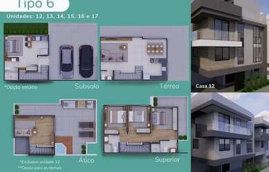 Imagem: A casa possui 3 Dormitórios, 4 Banheiros, 2 Vagas na garagem