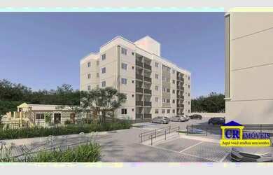 Imagem: O apartamento possui 2 Dormitórios, 1 Banheiro, 1 Vaga na garagem