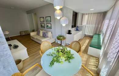 Imagem: O apartamento possui 2 Dormitórios, 2 Banheiros, 1 Vaga na