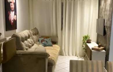 Imagem: O apartamento possui 2 Dormitórios, 1 Banheiro, 1 Vaga na garagem