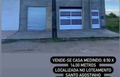 Imagem 1: Vendo casa no loteamento santo Agostinho em Itabaiana 120.000