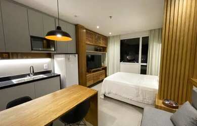 Imagem: O studio possui 1 Banheiro, 1 Vaga na garagem, 23m² de Área