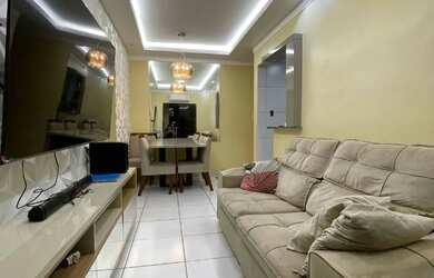 Imagem: O apartamento possui 2 Dormitórios, 1 Banheiro, 1 Vaga na garagem