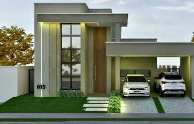 Imagem: A casa em condomínio possui 3 Dormitórios, 3 Banheiros, 2