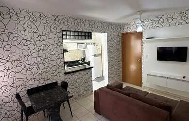 Imagem: O apartamento possui 2 Dormitórios, 1 Banheiro, 1 Vaga na garagem