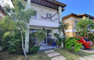 Imagem: A casa em condomínio possui 4 Dormitórios, 3 Banheiros, 2