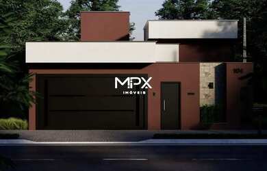 Imagem: A casa possui 3 Dormitórios, 3 Banheiros, 2 Vagas na garagem