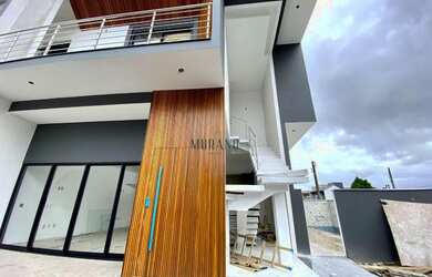 Imagem: A casa possui 3 Dormitórios, 3 Banheiros, 2 Vagas na garagem