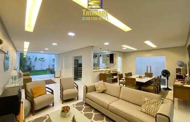 Imagem: A casa em condomínio possui 4 Dormitórios, 5 Banheiros, 4