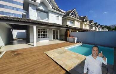 Imagem: A casa para alugar possui 4 Dormitórios, 4 Banheiros, 3 Vagas