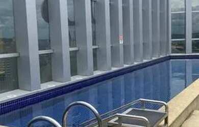 Imagem: O apartamento possui 1 Dormitório, 1 Banheiro, 1 Vaga na garagem