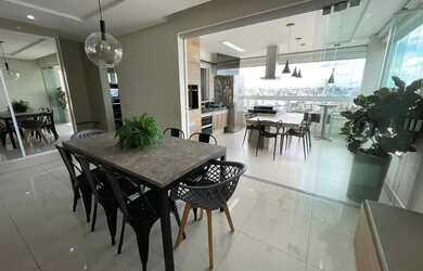 Imagem: O apartamento na cobertura possui 3 Dormitórios, 4 Banheiros