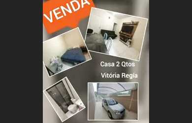 Imagem: A casa possui 2 Dormitórios, 1 Banheiro, 2 Vagas na garagem