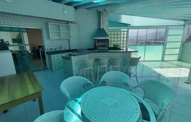 Imagem: O apartamento na cobertura possui 4 Dormitórios, 2 Banheiros