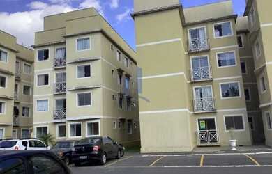 Imagem: O apartamento possui 2 Dormitórios, 1 Banheiro, 1 Vaga na garagem