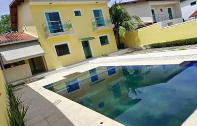 Imagem: A casa em condomínio possui 5 Dormitórios, 5 Banheiros, 4