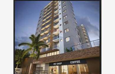 Imagem: O apartamento possui 2 Dormitórios, 1 Banheiro, 1 Vaga na garagem