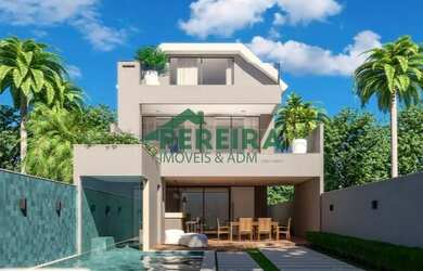 Imagem: A casa em condomínio possui 5 Dormitórios, 4 Banheiros, 4