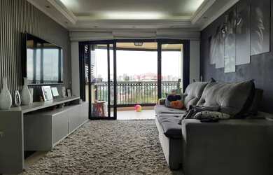 Imagem: O apartamento possui 4 Dormitórios, 4 Banheiros, 3 Vagas na