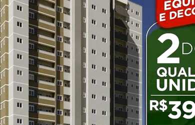 Imagem: O apartamento possui 2 Dormitórios, 2 Banheiros, 1 Vaga na