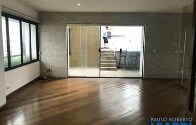 Imagem: O apartamento na cobertura possui 3 Dormitórios, 5 Banheiros