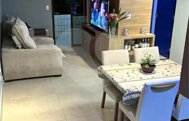 Imagem: O apartamento possui 1 Dormitório, 1 Banheiro, 1 Vaga na garagem