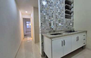 Imagem: O apartamento possui 1 Dormitório, 1 Banheiro, 27m² de Área