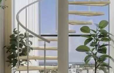 Imagem: O apartamento na cobertura possui 2 Dormitórios, 1 Banheiro