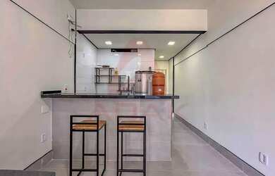 Imagem: A kitnet possui 1 Banheiro e 33m² de Área e está localizado