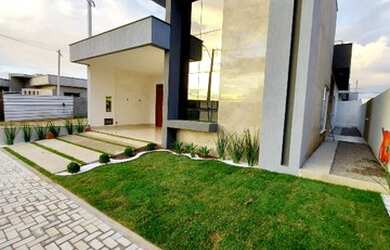 Imagem: A casa em condomínio possui 3 Dormitórios, 3 Banheiros, 2