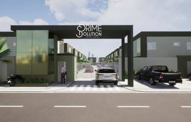 Imagem: A casa em condomínio possui 4 Dormitórios, 4 Banheiros, 2