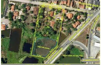 Imagem: O terreno possui 12.200m² de Área e está localizado em Mucunã