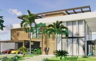 Imagem: A casa em condomínio possui 5 Dormitórios, 5 Banheiros, 5