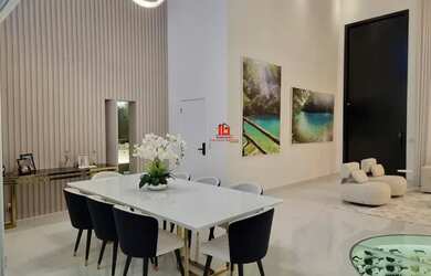 Imagem: A casa em condomínio possui 4 Dormitórios, 5 Banheiros, 5