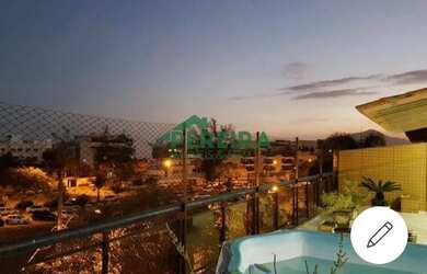 Imagem: O apartamento na cobertura possui 3 Dormitórios, 3 Banheiros