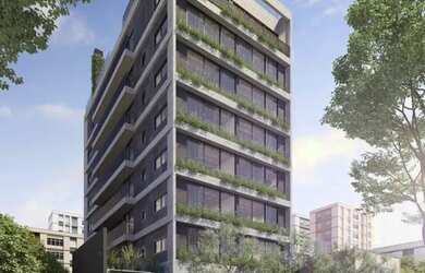 Imagem: O apartamento possui 1 Dormitório, 2 Banheiros, 1 Vaga na garagem