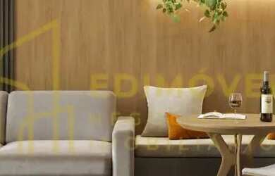 Imagem: O apartamento possui 1 Dormitório, 1 Banheiro, 1 Vaga na garagem