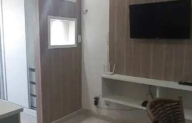 Imagem: O studio possui 1 Dormitório, 1 Banheiro, 1 Vaga na garagem