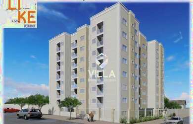 Imagem: O apartamento possui 2 Dormitórios, 1 Banheiro, 1 Vaga na garagem