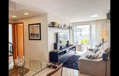 Imagem: O apartamento na cobertura possui 3 Dormitórios, 2 Banheiros