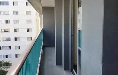 Imagem: O apartamento possui 1 Dormitório, 2 Banheiros, 1 Vaga na garagem