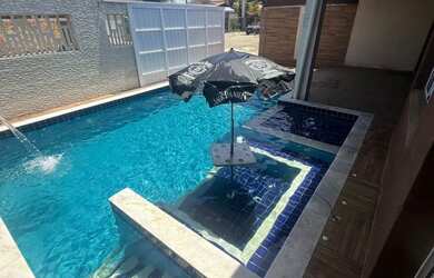 Imagem 4: Casa na praia itanhaem. Piscina, Churrasqueira, Imóvel mobiliadoe360m²...