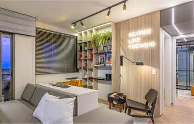 Imagem: O apartamento possui 3 Dormitórios, 2 Banheiros, 1 Vaga na