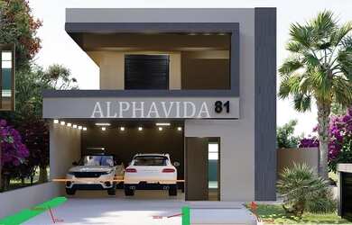 Imagem: A casa em condomínio possui 3 Dormitórios, 3 Banheiros, 4