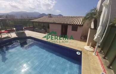 Imagem: O apartamento na cobertura possui 5 Dormitórios, 4 Banheiros