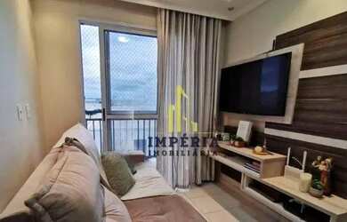 Imagem: O apartamento possui 2 Dormitórios, 1 Banheiro, 1 Vaga na garagem