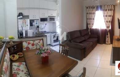 Imagem: O apartamento possui 2 Dormitórios, 1 Banheiro, 1 Vaga na garagem